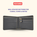 Nexon Leather Personalized Men's Wallet - Black