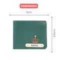 Nexon Leather Personalized Men's Wallet - Olive Green