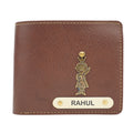 Nexon Leather Personalized Men's Wallet - Brown