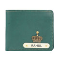 Nexon Leather Personalized Men's Wallet - Olive Green
