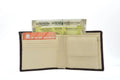 Personalised Premium Leather Wallet + Pen & keychain Combo - Brown