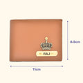 Premium Personalized Men's Wallet - Tan