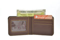 Personalized with Name and Charm Men's 2 Pcs Travel Combo - Brown