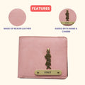 Nexon Leather Lady Wallet + Men's Wallet (Couple Gift 1) - Pink