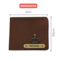 Nexon Leather Personalized Men's Wallet - Tan