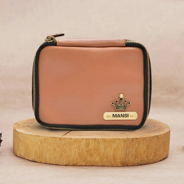 Personalized Mini Makeup Kit- All in one kit - Tan