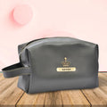 Personalized Mutlipurpose Travel /  Make-up Pouch - Grey