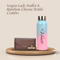Personalized Lady Wallet with Classic Bottle 2.0 - Brown