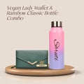 Personalized Lady Wallet with Classic Bottle 2.0 - Grey