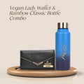 Personalized Lady Wallet with Classic Bottle 2.0 - Black