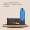 Personalized Lady Wallet with Classic Bottle 2.0 - Black