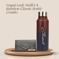 Personalized Lady Wallet with Classic Bottle 2.0 - Green