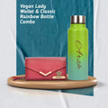 Personalized Lady Wallet with Classic Bottle 2.0 - Wine