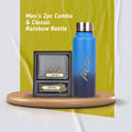 Customized Men's 3 Pcs Combo with Classic Bottle - Grey