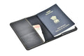 Classy Leather Customized  Frequent Traveller Combo (3 pcs) - Black