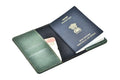 Classy Leather Customized Couple Traveller Combo (2 pcs) - Green