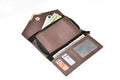 Personalized Lady Wallet and Passport Cover Combo - Brown