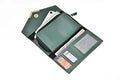 Vegan Leather Lady Wallet and Keychain - Green