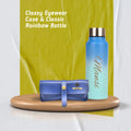 Customized Perfect Classy Leather Eyewear Case Combo - Blue