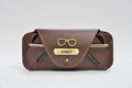 Personalized Stylish Eyewear Case 2.0 - Brown