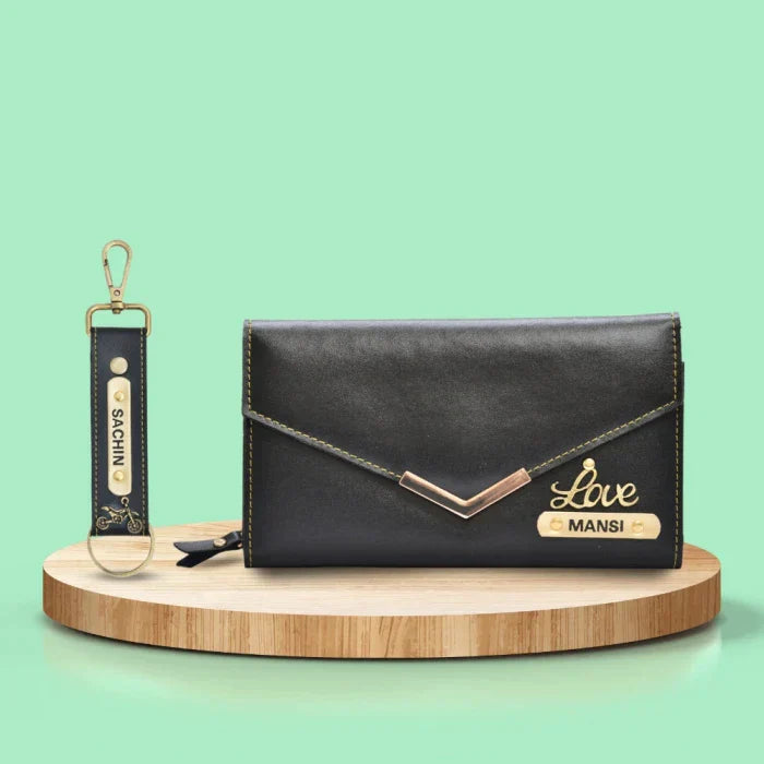 Customized Women's Gift Combo 2 Pcs - Black