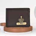 Premium Personalized Men's Wallet - Brown