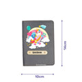 Unicorn Print Personalised Nexon Passport Cover - Grey