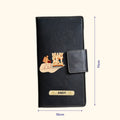 Ready Set Explore Printed Indian Travel Wallet - Black