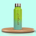 Customized Best Vegan Leather Combo with Water Bottle - Wine