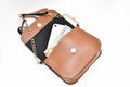 Nexon Leather Personalized Couple's Combo : Chained Sling Bag & Men's Wallet - Tan