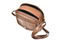 Classy Leather Customized Chain Sling Bag + Men's Wallet (Women's Combo) (Brown Royal Blue)