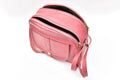 Classy Leather Customized Chain Sling Bag + Men's Wallet (Women's Combo) (Peach Maroon)