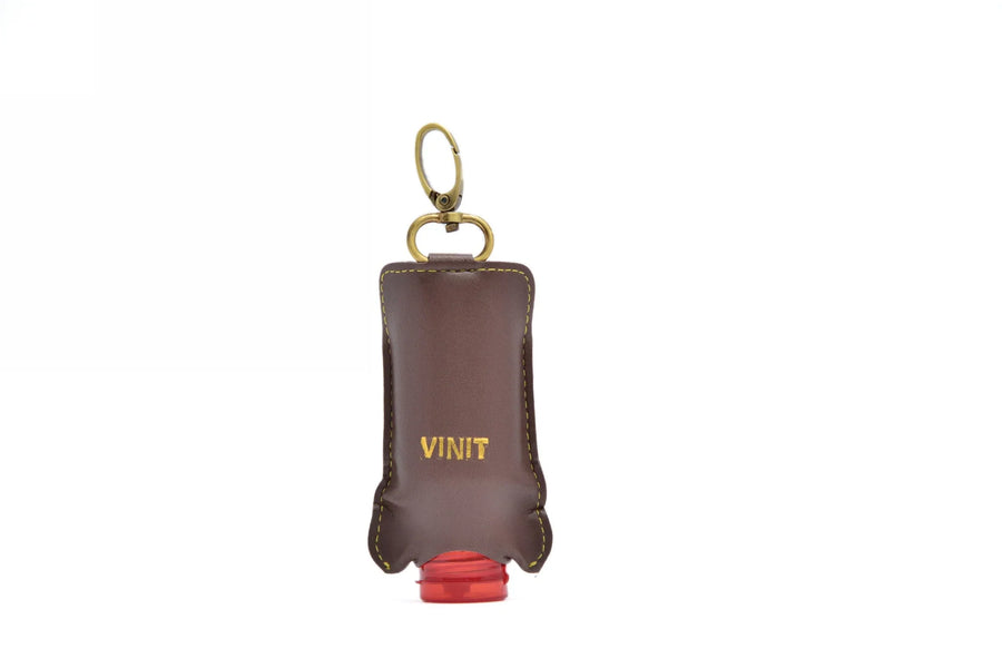 Personalized Sanitizer Holder - Brown