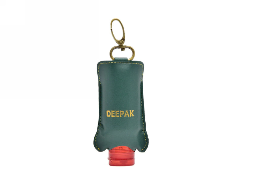 Personalized Sanitizer Holder - Olive Green