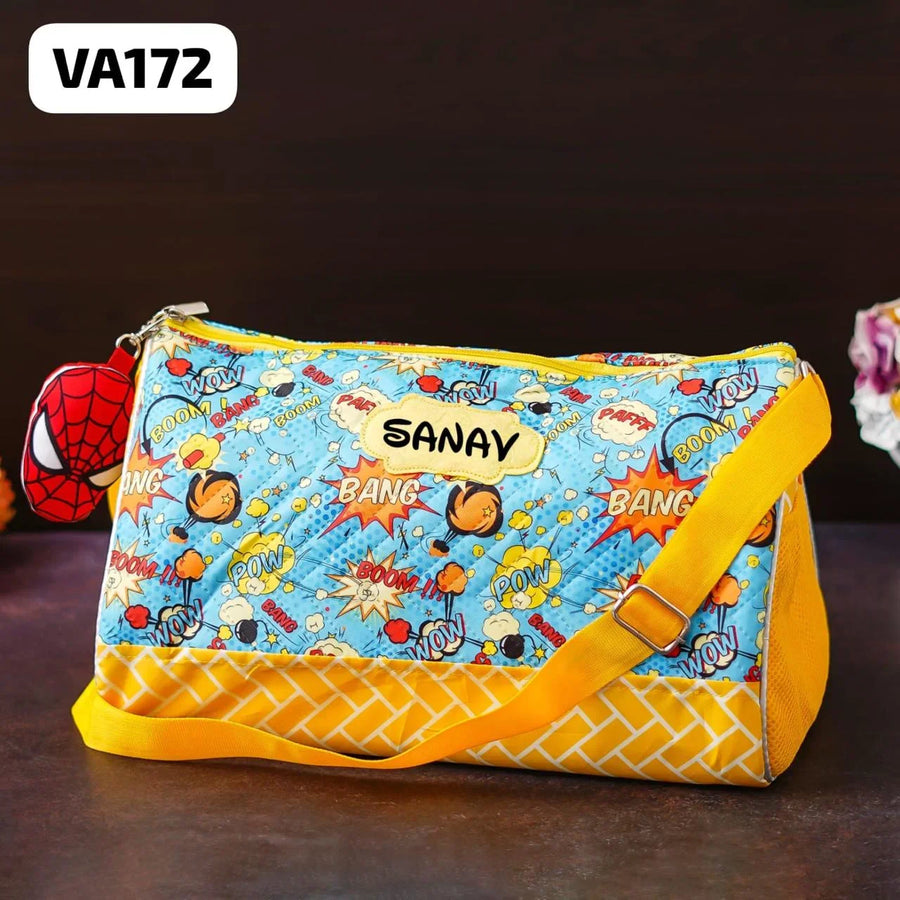 Your Gift Studio Spider Print Kids Customised Duffle Bag