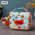 Your Gift Studio Sports Themed Customised Multipurpose Travel Kit For Kids (Blue)