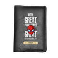Spiderman 2 Print Personalised Nexon Passport Cover - Black