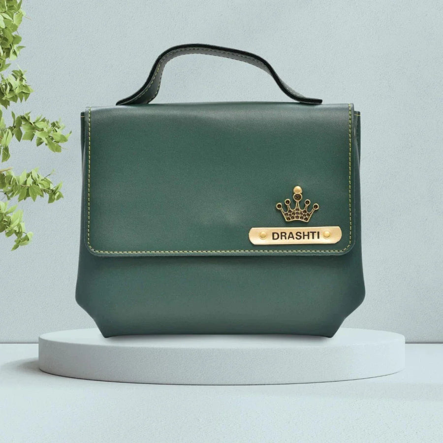 Personalized Sling Bag - Olive Green