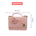 Your Gift Studio Customized Designer Imported Leather Sling Bag - Pink