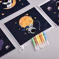 Space PVC Stationery Pouch ( 1pc )