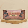 Personalized Stylish Eyewear Case - Brown