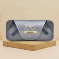 Personalized Stylish Eyewear Case - Grey
