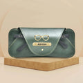 Personalized Stylish Eyewear Case - Olive Green