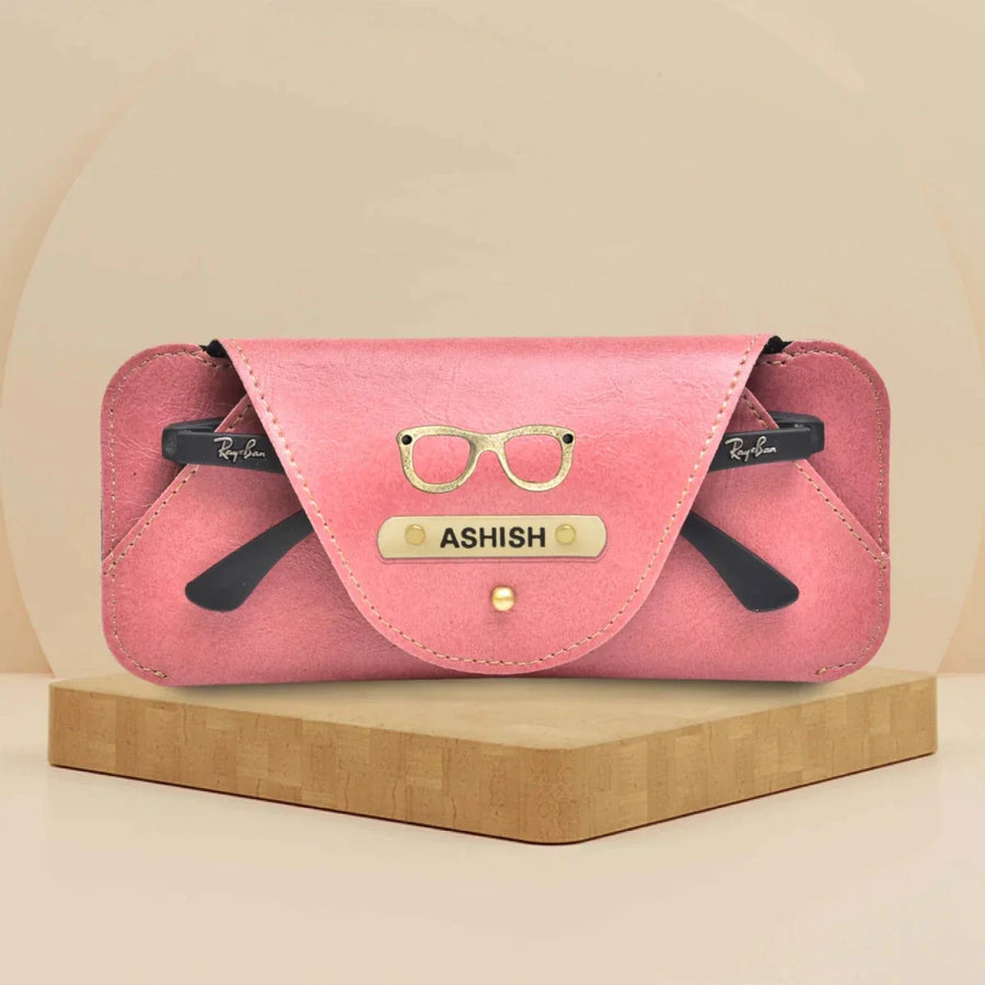 Personalized Stylish Eyewear Case - Pink