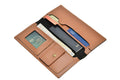 Personalized Travel Organizer Vegan Leather - Tan