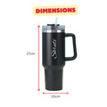 Personalized 1200 ml Vacuum Insulated Tumbler - Black