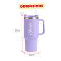 Personalized 1200 ml Vacuum Insulated Tumbler - Light Purple