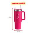 Personalized 1200 ml Vacuum Insulated Tumbler - Pink