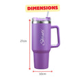 Personalized 1200 ml Vacuum Insulated Tumbler - Purple