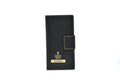 Personalized Travel Wallet (Buttoned) - Black